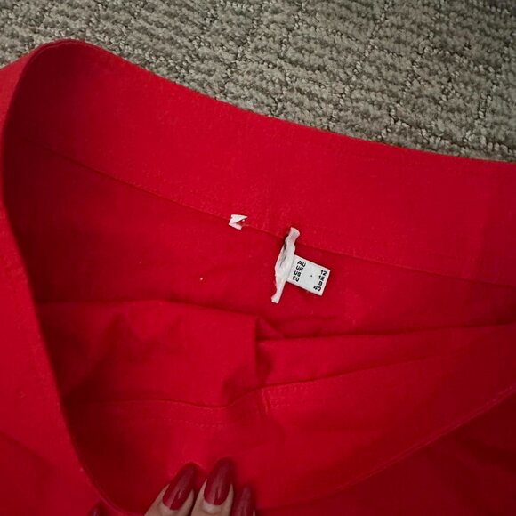 Princess Polly BACK 2K MINI SKIRT RED - Picture 4 of 7